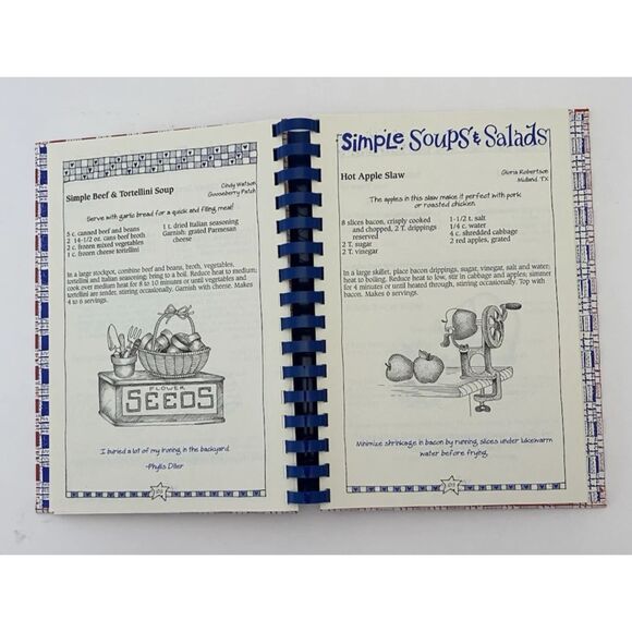 Gooseberry Patch Cookbooks Lot Of 2, Country Quick  & Easy and What’s For Dinner - Picture 12 of 16